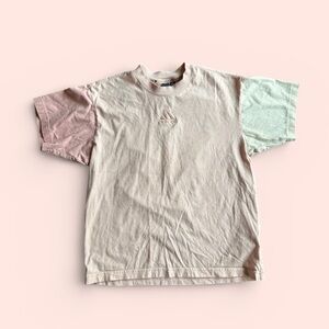 Adidas Soft Pink Ribbed T-Shirt